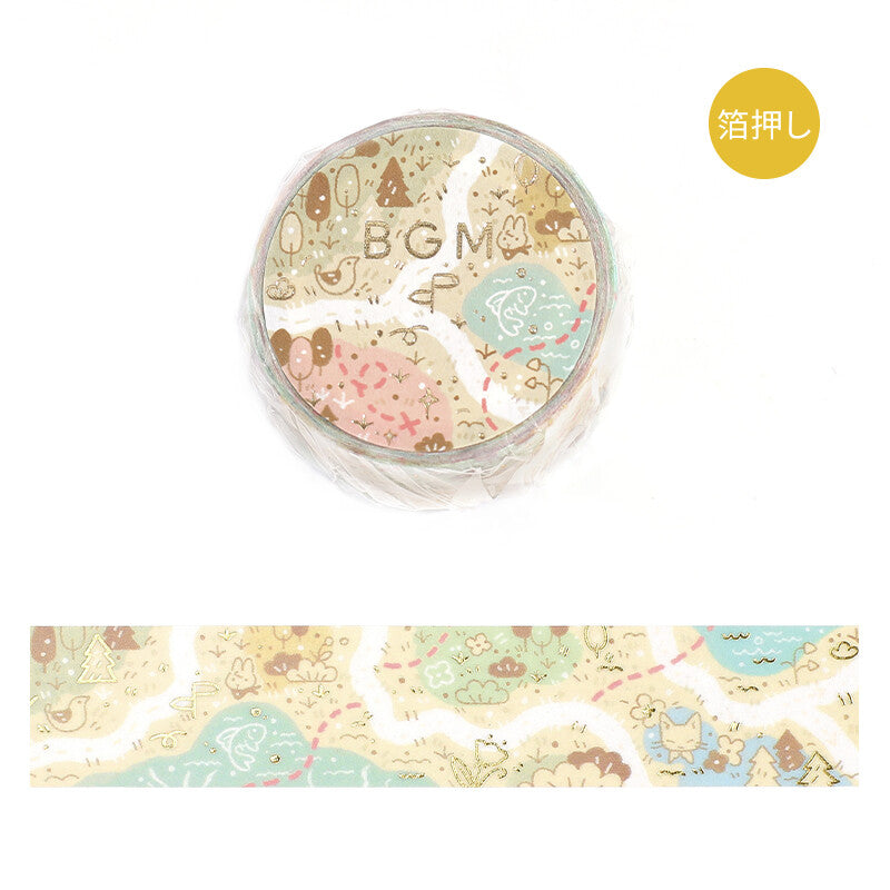 Washi tape - Fushigina Tabi - Carte