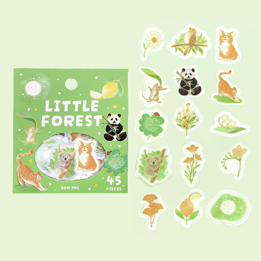 Flake Stickers - Little Forest - Vert