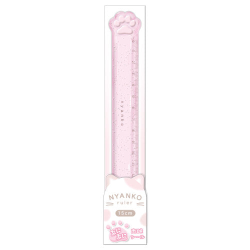 Règle - Patte de chat rose