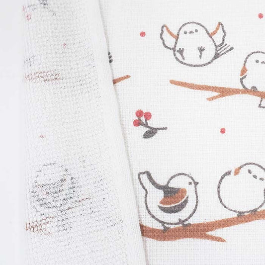 Serviette pour les mains en coton - Shimaenaga branches