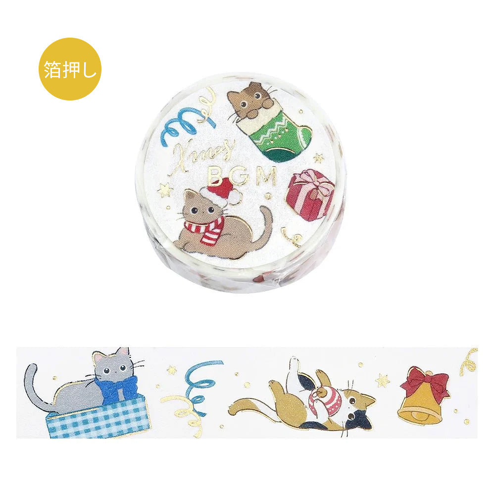 Washi tape - Christmas Limited Edition - Noël avec les chats