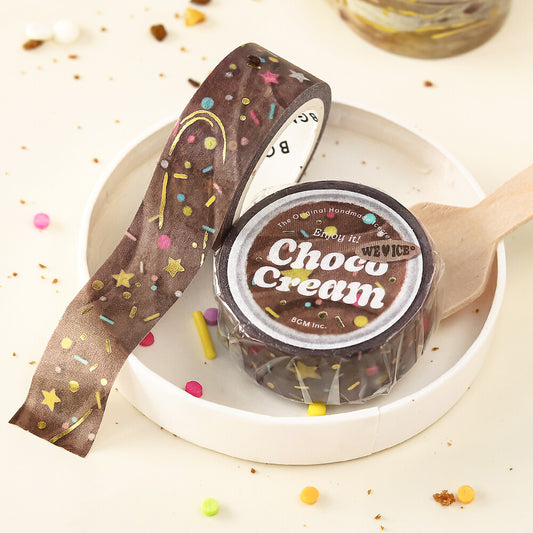 Washi tape - We love Ice - Choco Cream