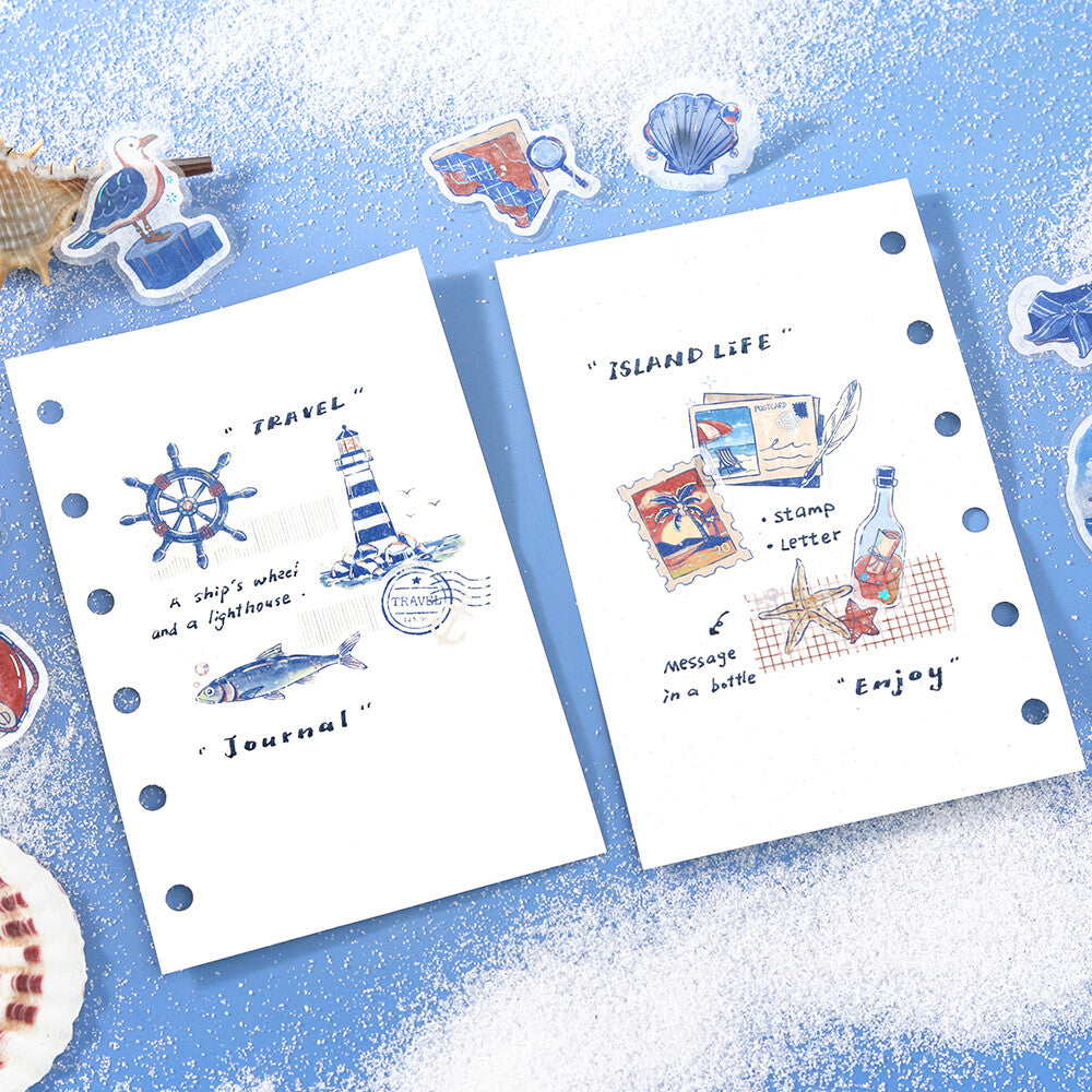 Flake Stickers - Fragment d'un voyage - Destination la mer