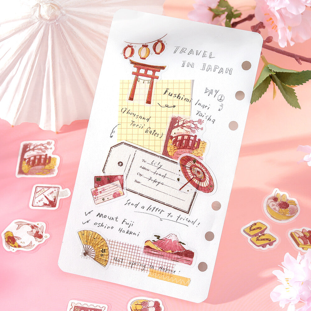 Flake Stickers - Fragment d'un voyage - Destination le Japon