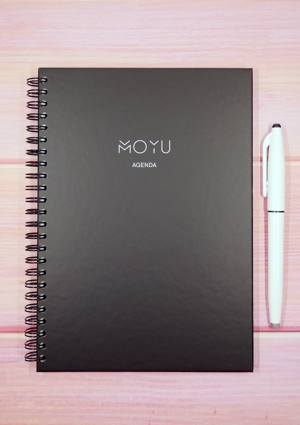 Agenda effaçable en papier-pierre - Black version