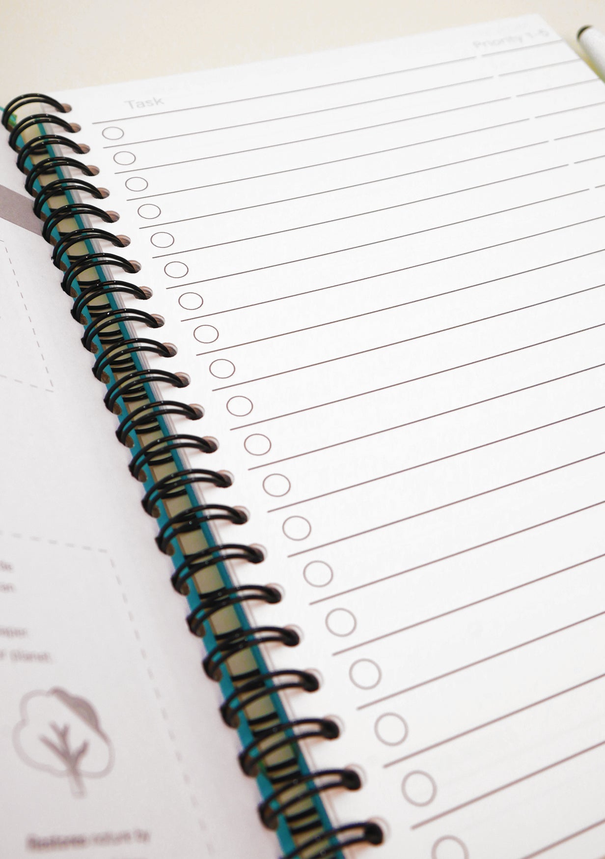Agenda effaçable en papier-pierre - todo list