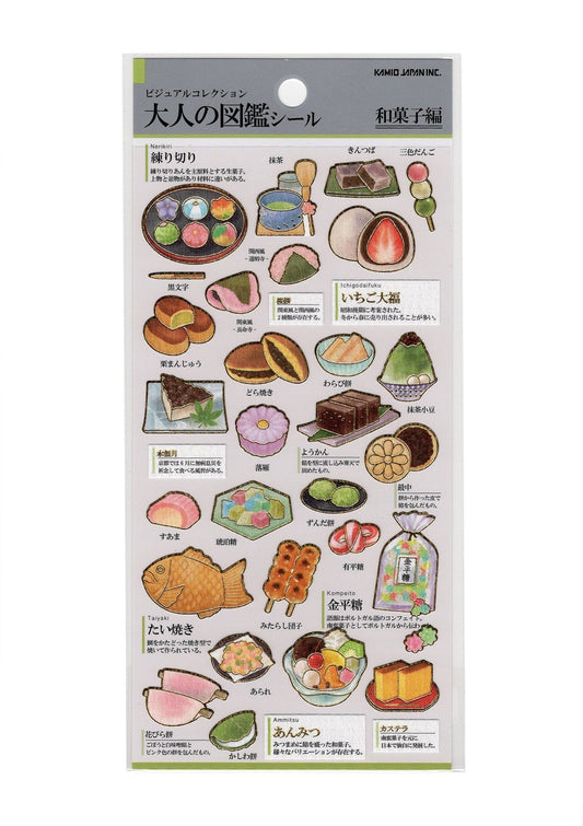 Stickers - Otonano-zukan - Confiseries japonaises