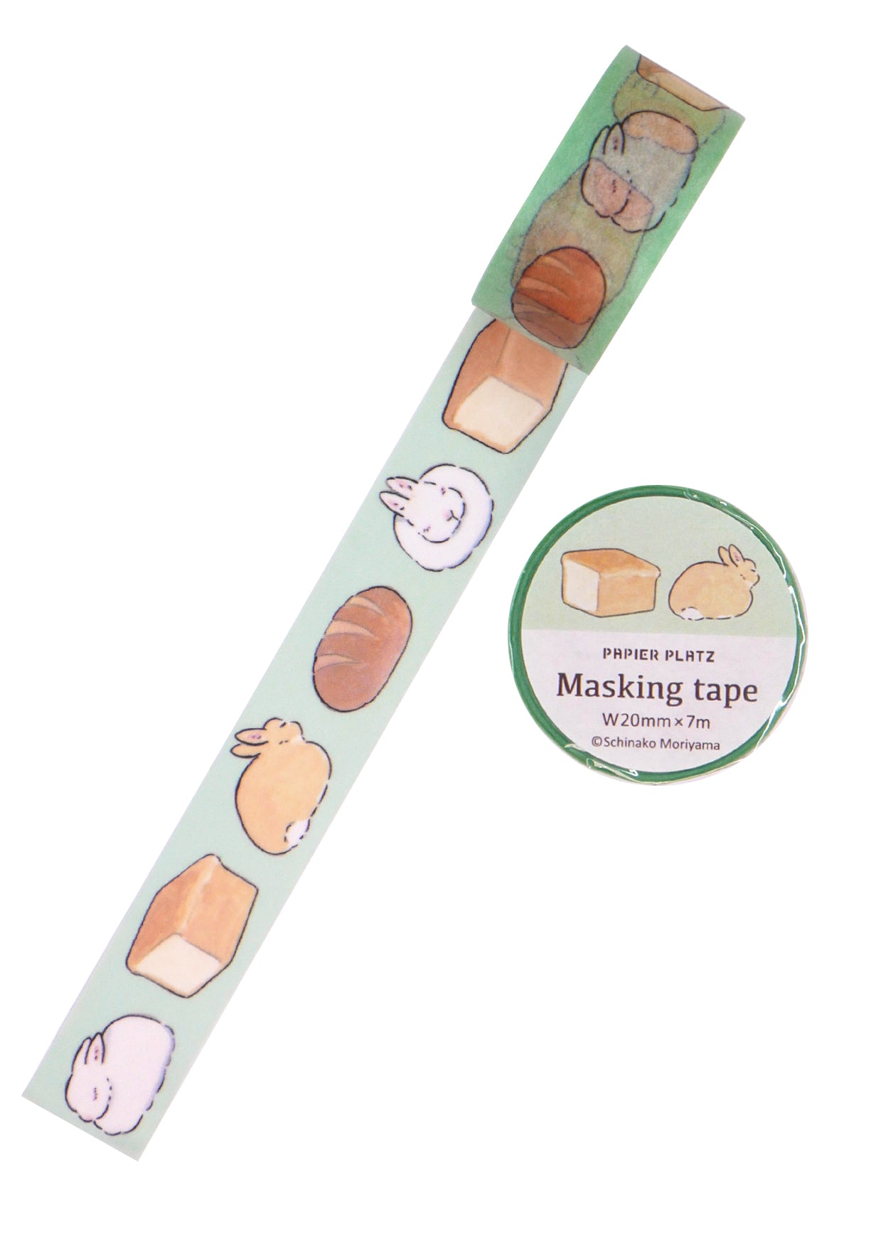 Washi tape - Lapin pain Schinako Moriyama