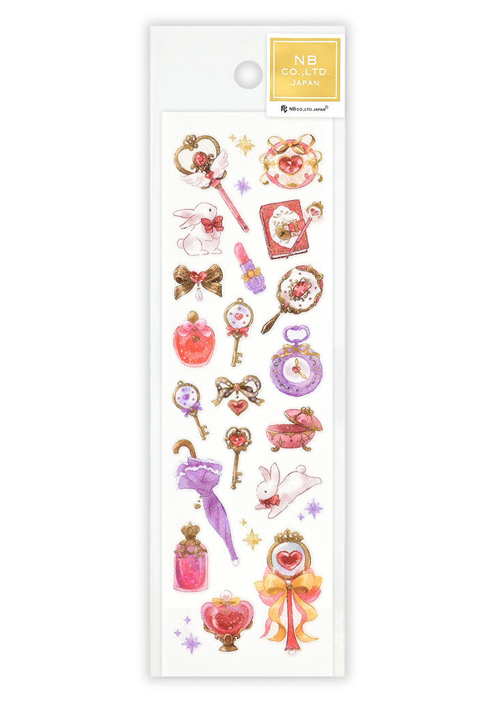 Stickers pailletés - Magical Red