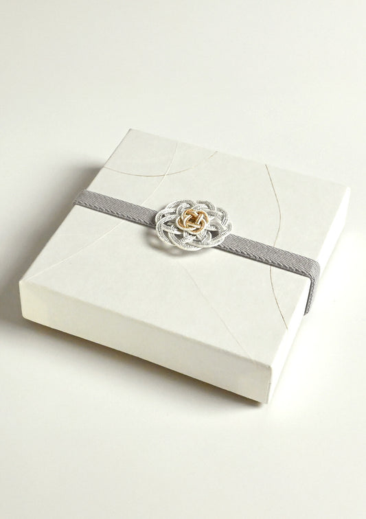 Élastique décoratif Mizuhiki - Argenté et doré