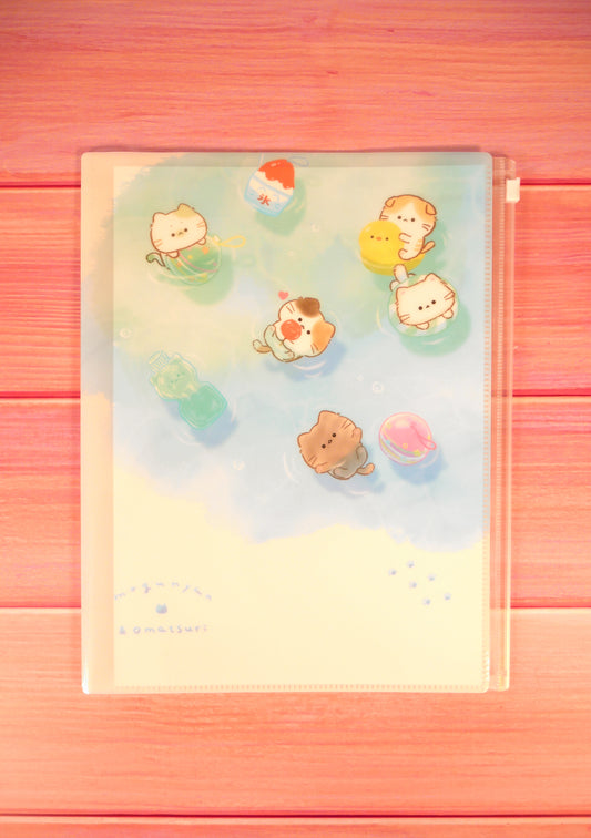 Porte vue - chat Mogunyan à la plage