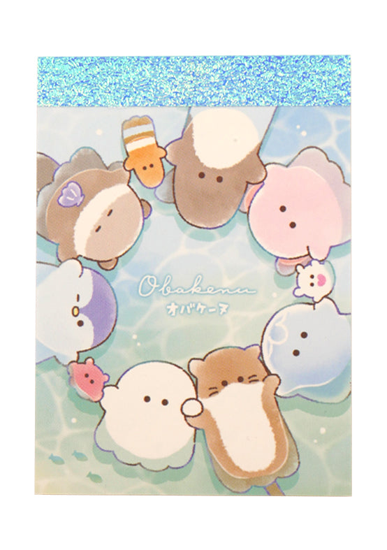 Memo pad - Obakenu animaux à la plage