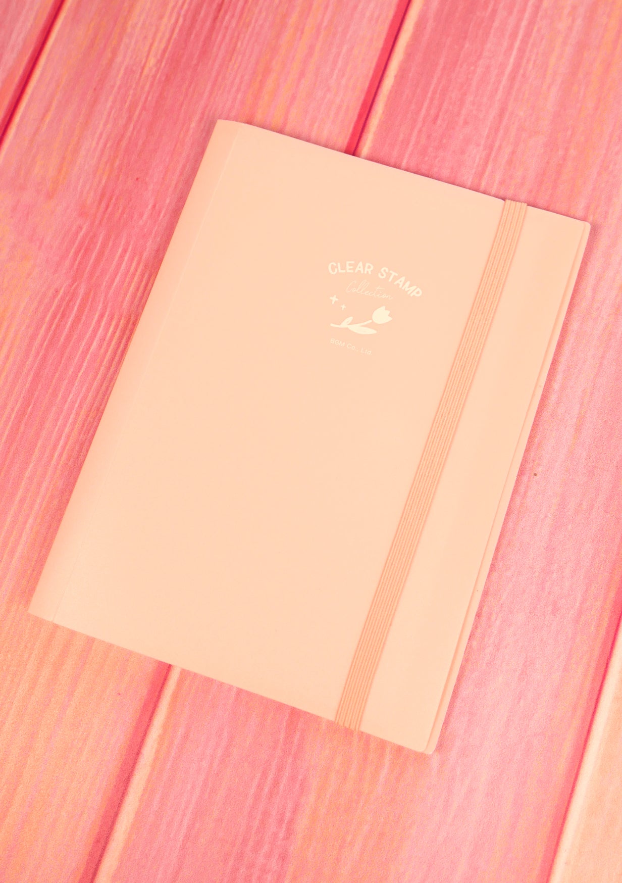 Pochette de rangement pour tampon transparent - Pink Flower