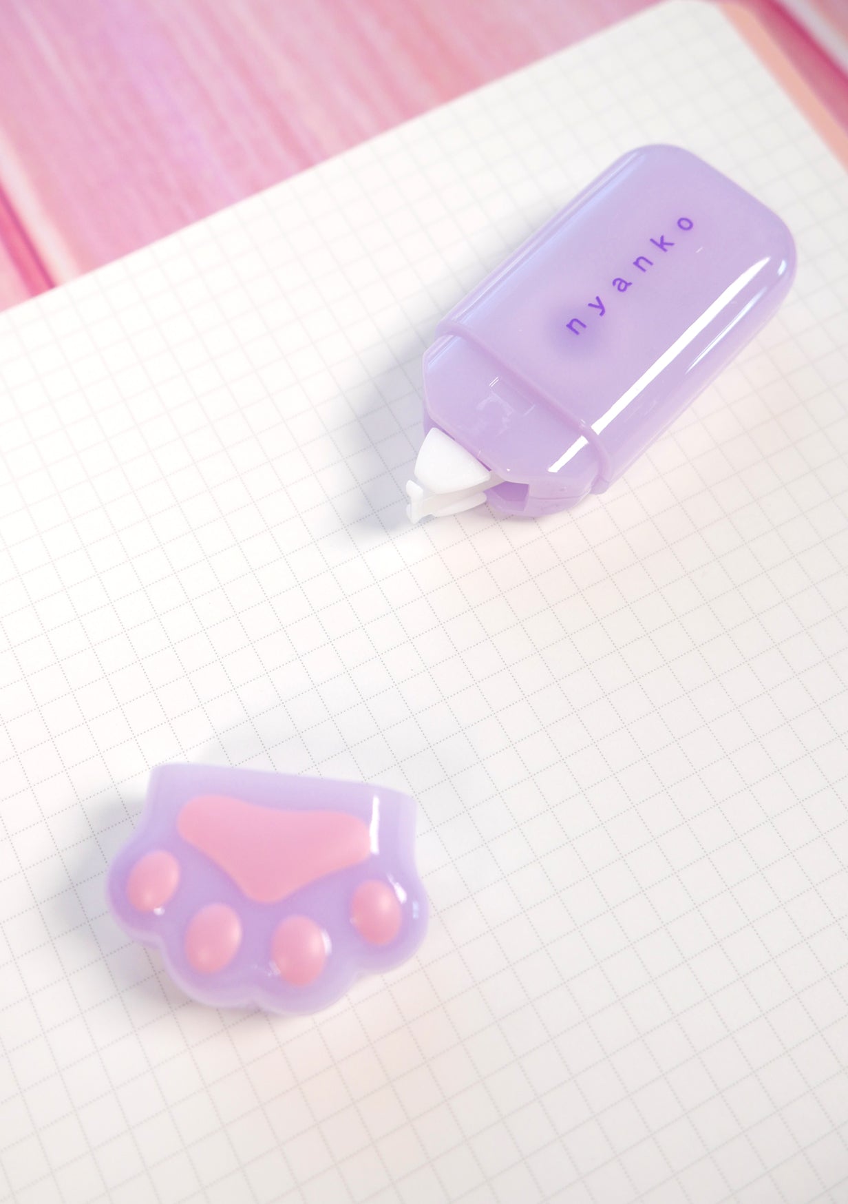 Roller correcteur - Patte de chat violet