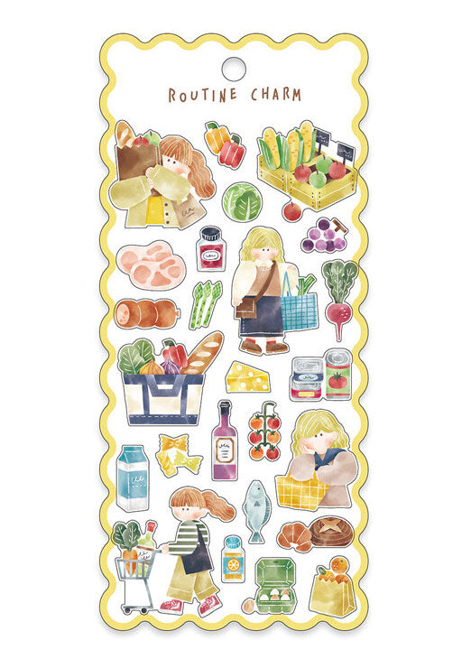Stickers - Routine Charm - Marché