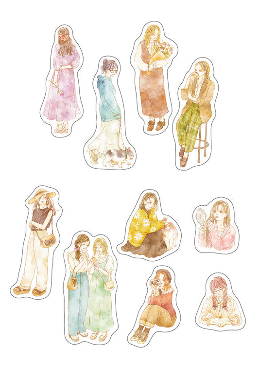 Flake stickers - Girl's Daily Life - Feminine Style
