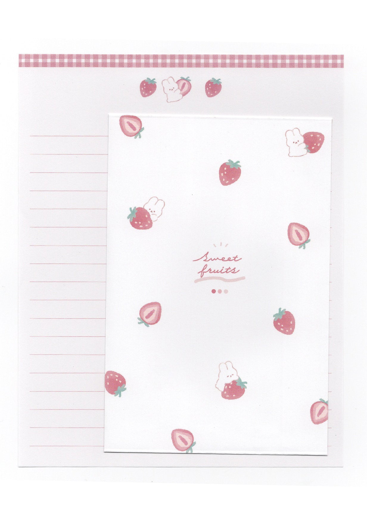 Set kawaii de papier à lettres et enveloppes - Sweet Taste