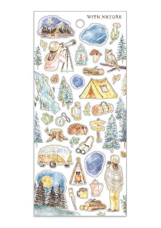 Stickers - With Nature - Forêt nocturne