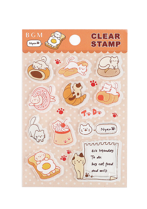 Clear Stamp - Sweet Bread Cat