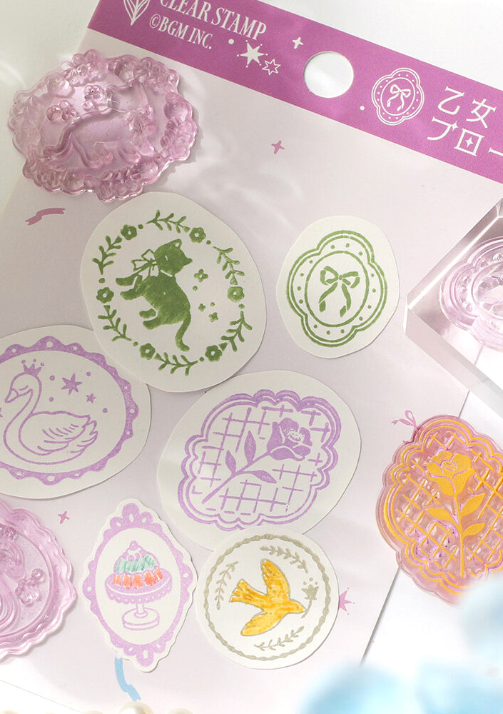 Clear Stamp - Maiden Brooch