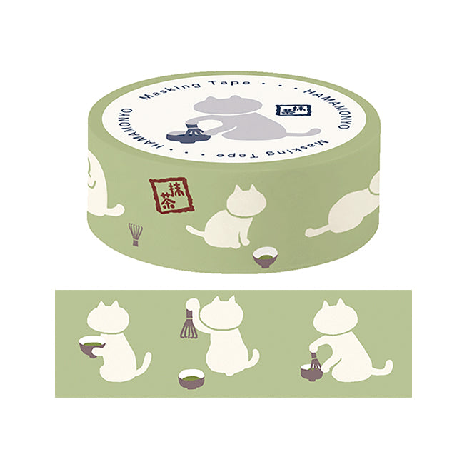 Washi tape - Chat Matcha