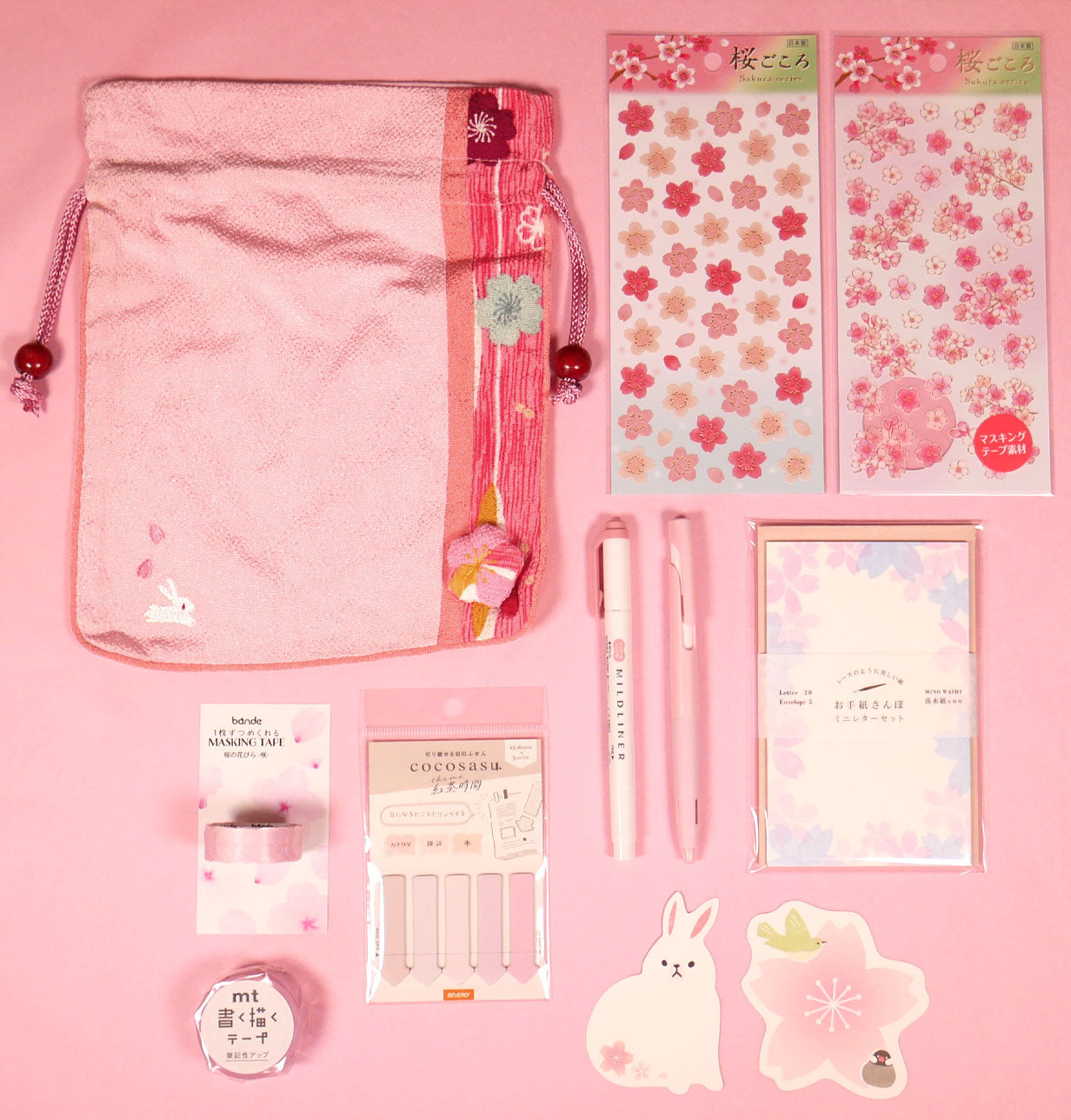 Pack de papeterie Sakura 2024