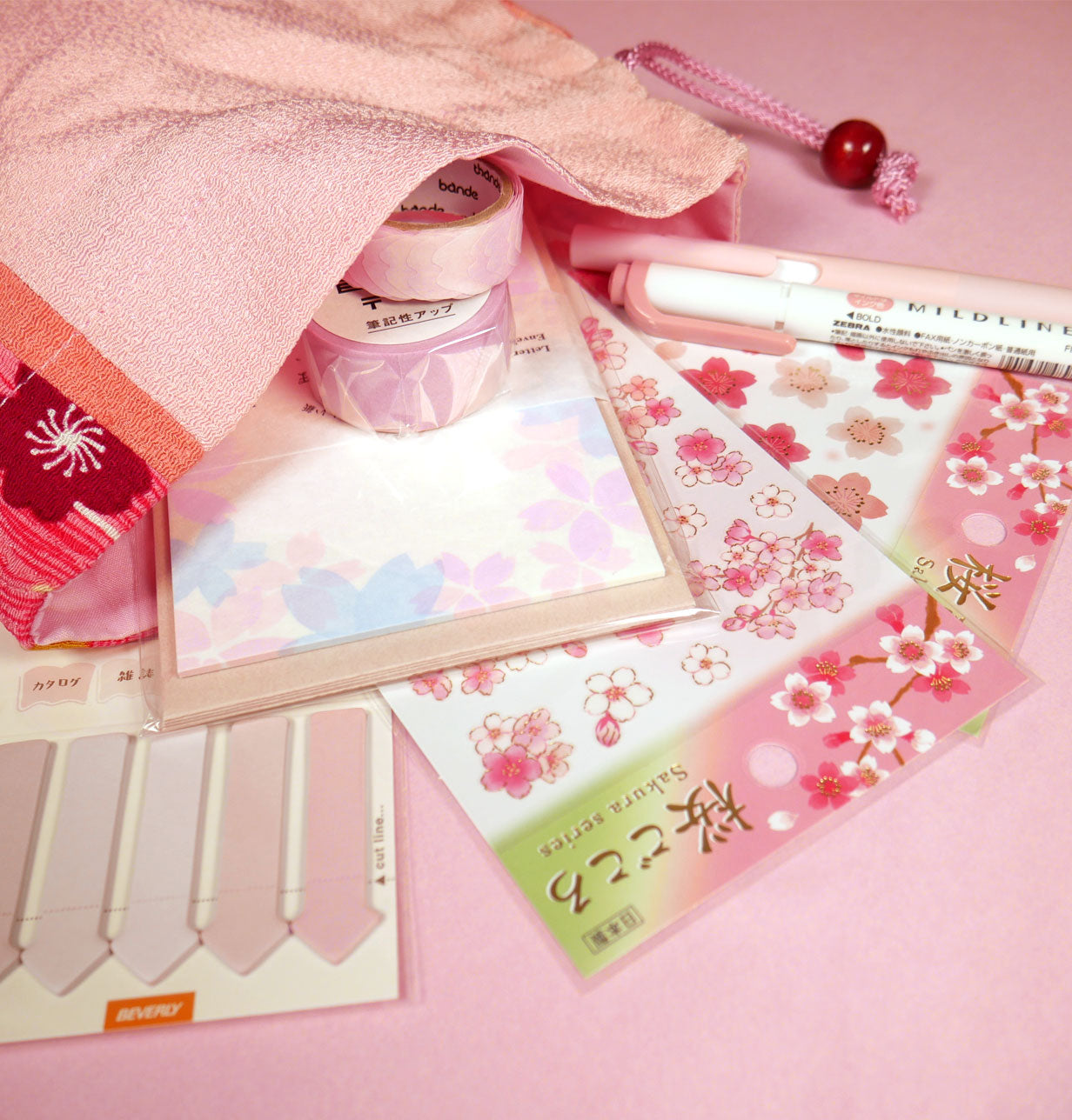 Pack de papeterie Sakura 2024