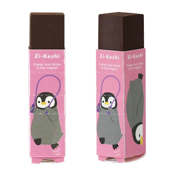 Gomme magnétique Zi-keshi - Animaux Kutsuwa Pingouin