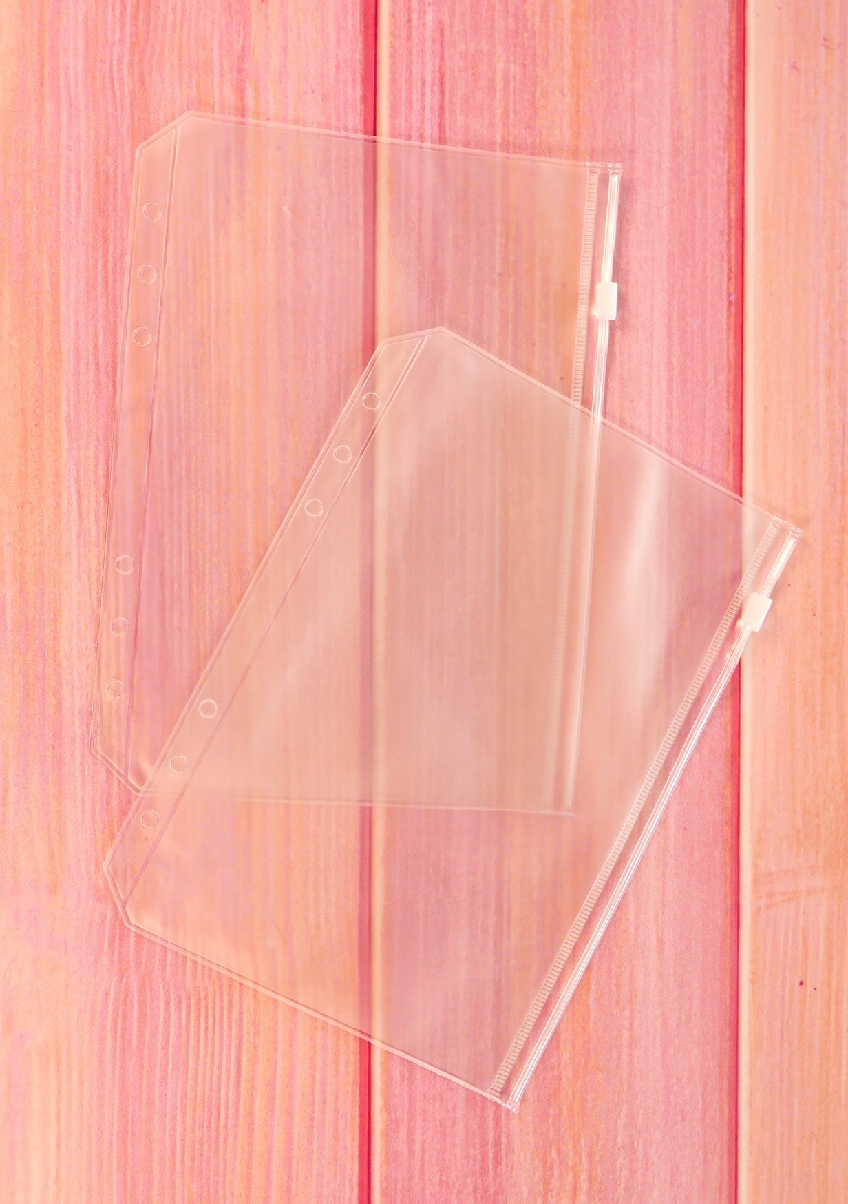 Pochette transparente zip A5