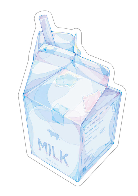 Sticker individuel Gyunyu - Brique de lait