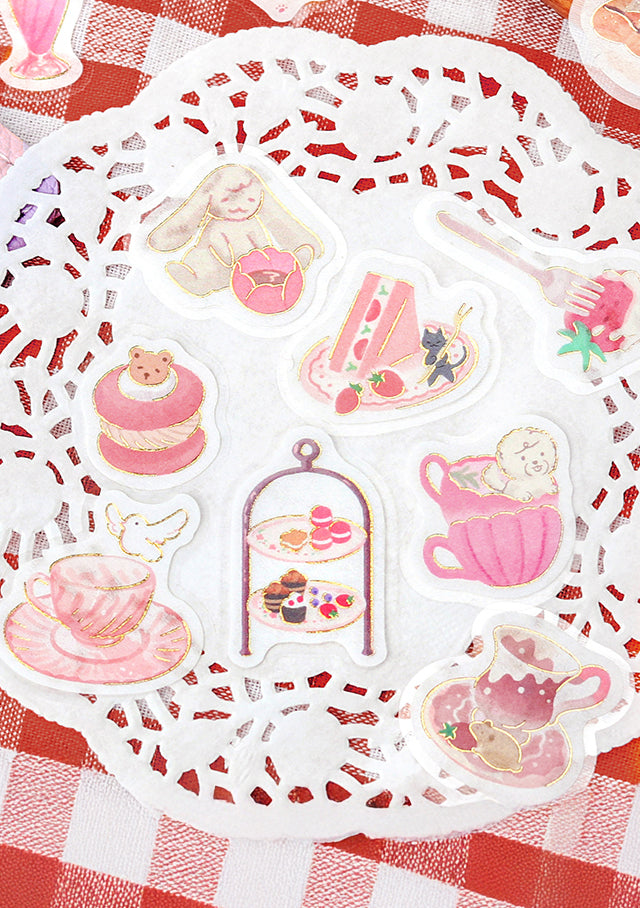 Flake Stickers - Afternoon Tea Party - So Yummy