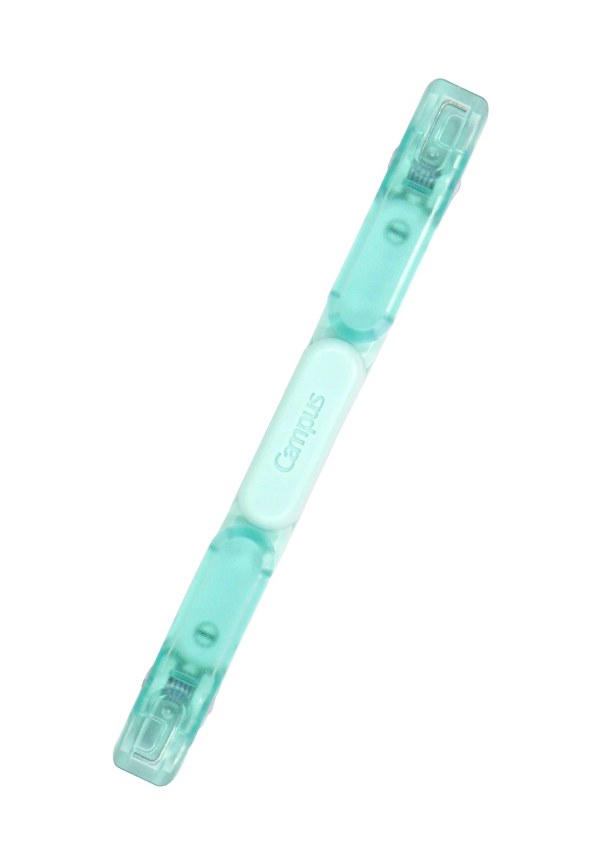 Clip pliable Campus Kokuyo - turquoise plié