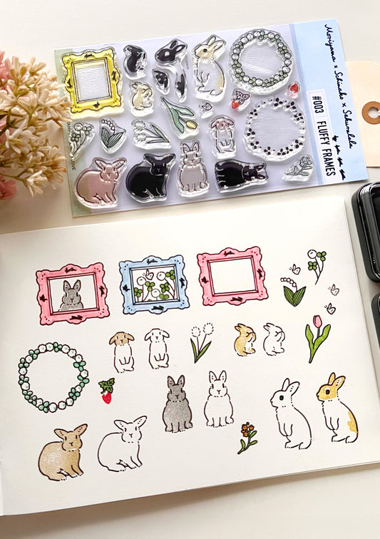 Clear Stamp - Fluffy Frames - Schinako Moriyama