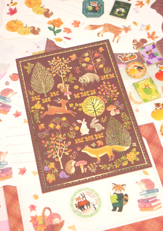 Happy Mail d'Automne - Animaux de la forêt