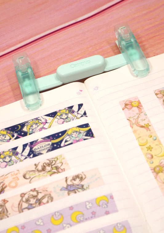 Clip pliable Campus Kokuyo turquoise