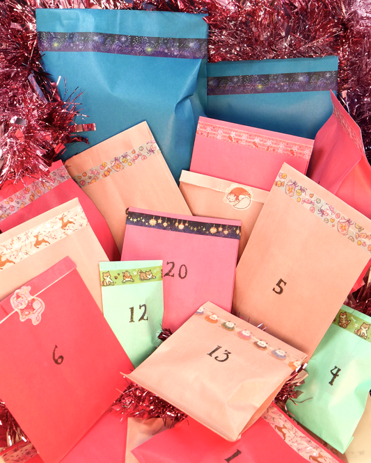 Calendrier de l'Avent de papeterie kawaii du Japon · 2025