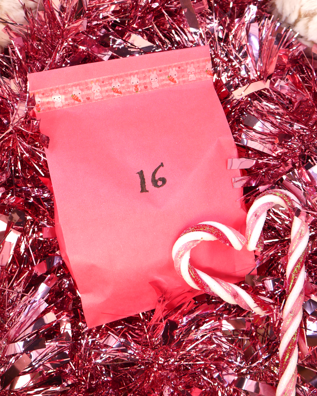 Calendrier de l'Avent de papeterie kawaii du Japon · 2025 pochette rose