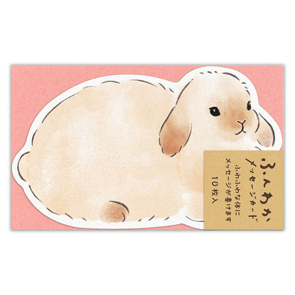 Set de 10 cartes - Lapin fluffy