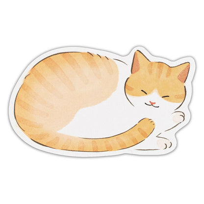 Set de 10 cartes - Chat fluffy / message card