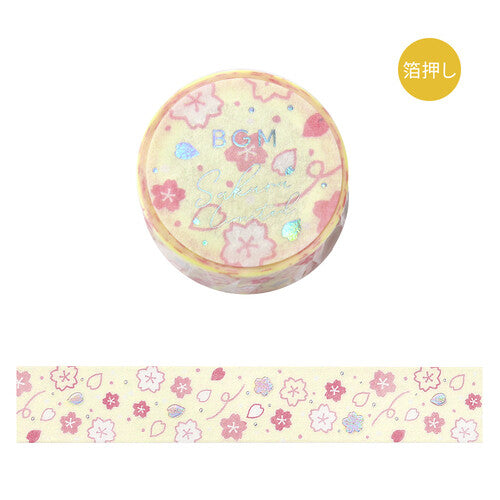 Washi tape - Sakura limited 2025 - Cherry Blossom Dancing - BGM