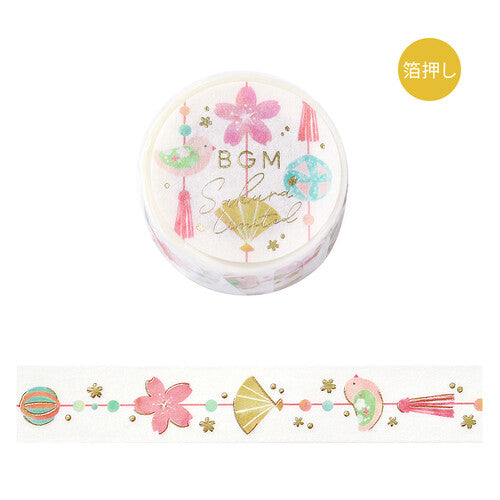 Washi tape - Sakura limited 2025 - Hanging Decoration - BGM