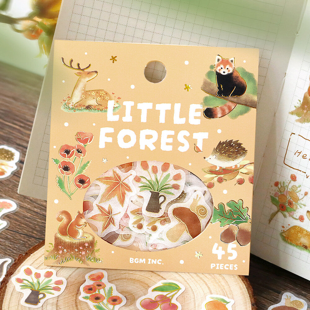 Flake Stickers - Little Forest - Jaune