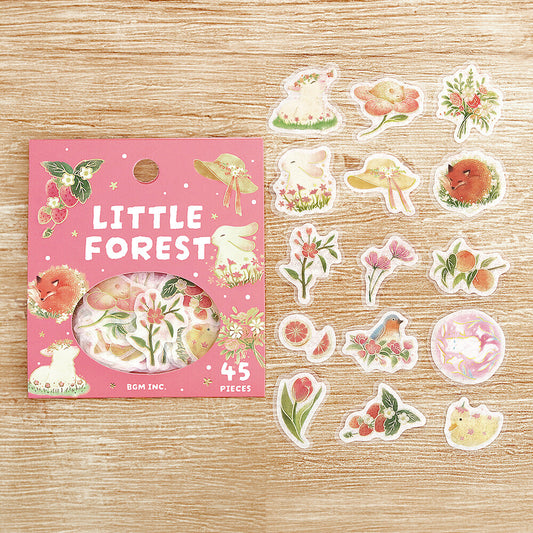 Flake Stickers - Little Forest - Rose
