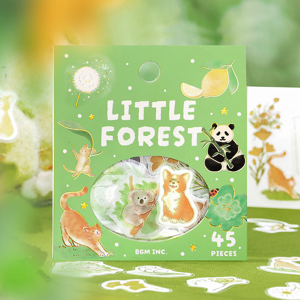 Flake Stickers - Little Forest - Vert