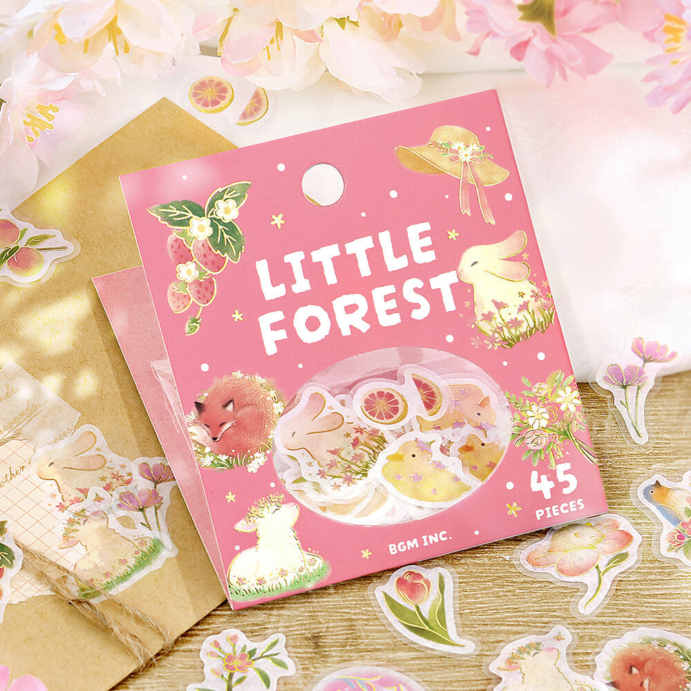 Flake Stickers - Little Forest - Rose