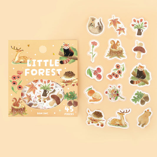 Flake Stickers - Little Forest - Jaune