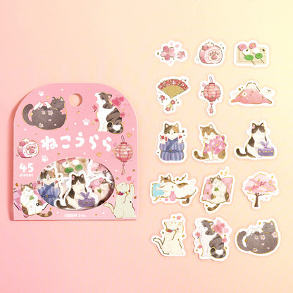 Flake Stickers - Sakura limited 2026 - Neko Urara