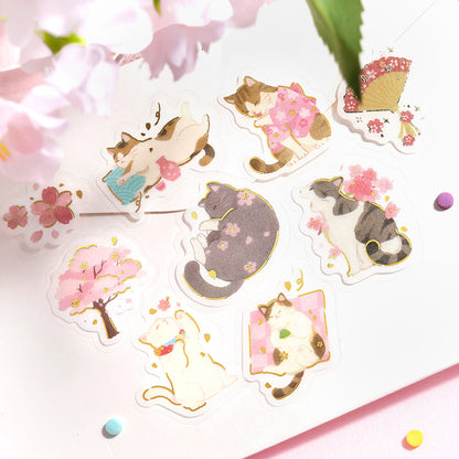 Flake Stickers - Sakura limited 2026 - Neko Urara