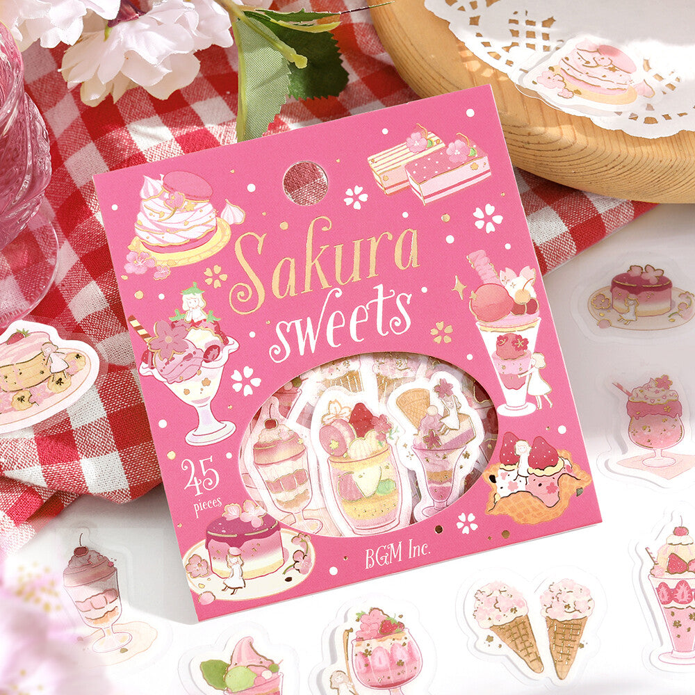 Flake Stickers - Sakura limited 2026 - Sweets
