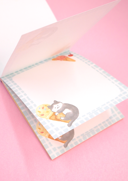 Memo pad - Chat et glace - Furukawashiko